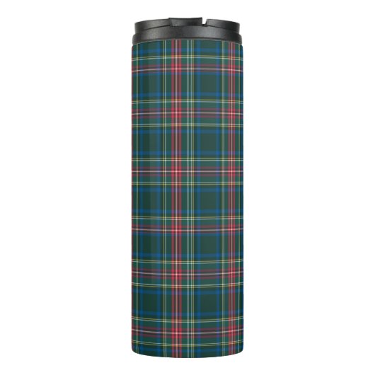 Bouteilles Isothermes INITIALES Tartan Plaid Classique Festive Holiday C (Dos)