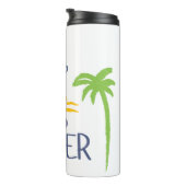 Bouteilles Isothermes Initialisé Bonjour Sunshine Été Et Palmiers (Tourné sur la droite)