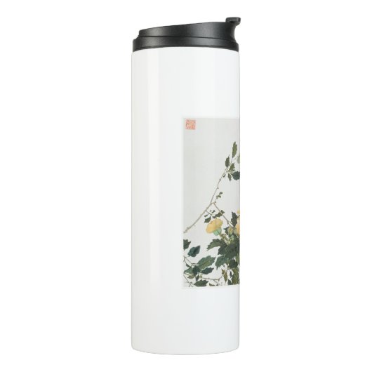 Bouteilles Isothermes Insectes et fleurs dynastie Qing par Ju Lian (Tourné sur la gauche)