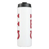 Bouteilles Isothermes Insigne rouge de GTI (Devant)