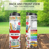 Bouteilles Isothermes Inspirant coloré de l'enseignant personnalisé