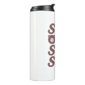 Bouteilles Isothermes Inspirational Kindness Quote with Cozy Bear (Tourné sur la gauche)