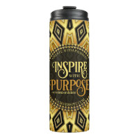 Inspirer Mandala Orange Noir Jaune Art Déco