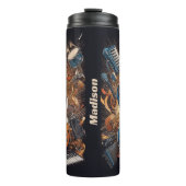 Bouteilles Isothermes Instruments de musique de nom personnalisé (Devant)