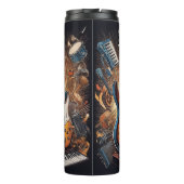 Bouteilles Isothermes Instruments de musique de nom personnalisé (Dos)