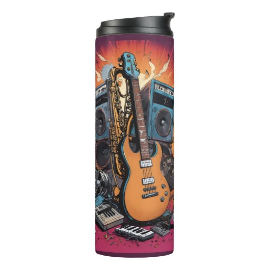 Bouteilles Isothermes Instruments de musique de nom personnalisé (Tourné sur la gauche)