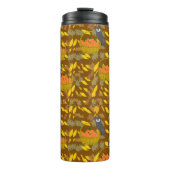 Bouteilles Isothermes 🦉 Insulated Bottle Owl and Pumpkin Patch Fall Rep (Devant)