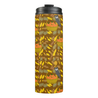 Bouteilles Isothermes 🦉 Insulated Bottle Owl and Pumpkin Patch Fall Rep