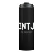Bouteilles Isothermes INTJ - Tacticien réfléchi (blanc) (Devant)