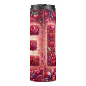 Bouteilles Isothermes Intricate Heart Pattern Love Typography (Dos)