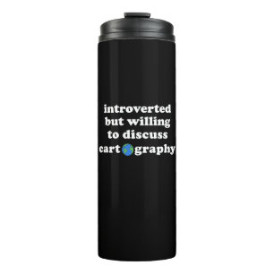 Bouteilles Isothermes Introverted Mais Prêt À Discuter De Cartographie