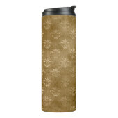 Bouteilles Isothermes Iridescend Gold Damask (Tourné sur la gauche)
