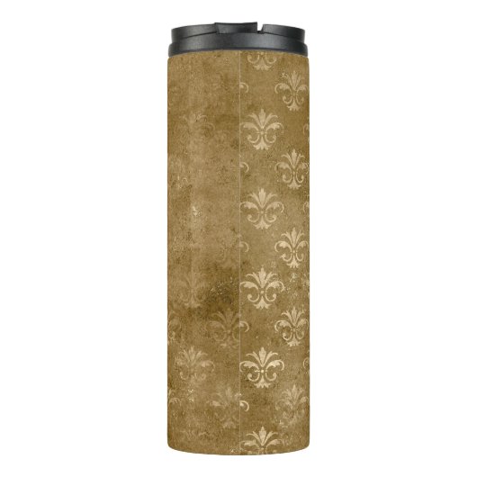 Bouteilles Isothermes Iridescend Gold Damask (Dos)