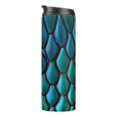 Bouteilles Isothermes Iridescente Mermaid Tails Dragon Scales Imaginaire (Tourné sur la droite)