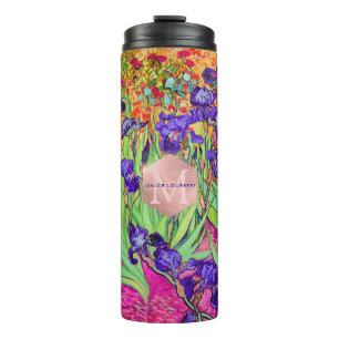 Bouteilles Isothermes Iris violets de Van Gogh, St. Remy