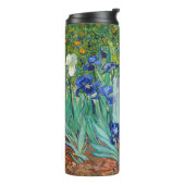 Bouteilles Isothermes Irises Vincent Van Gogh Fleurs Bleues Monogramme d (Tourné sur la gauche)