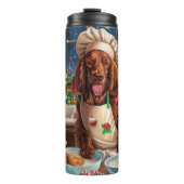 Bouteilles Isothermes Irish Setter Gâteau de vacances : Noël festif (Devant)
