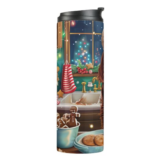 Bouteilles Isothermes Irish Setter Gâteau de vacances : Noël festif (Tourné sur la gauche)