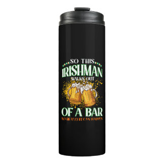 Bouteilles Isothermes Irishman Boire de la bière Saint Patrick's Day