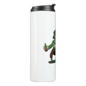 Bouteilles Isothermes Irlandais Leprechaun Jetant Des Cookies Chanceux D (Tourné sur la gauche)