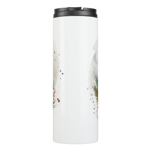 Bouteilles Isothermes Irlandais Red Setter Festive Wreath Pup (Dos)