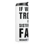 Bouteilles Isothermes It's My Sister In Law's Fault Funny Saying (Tourné sur la gauche)