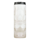 Bouteilles Isothermes Ivory White Flowers Thermal Tumbler (Dos)