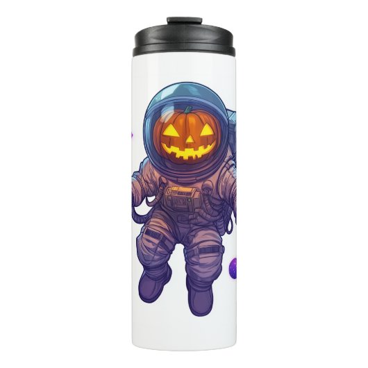 Bouteilles Isothermes Jack-o'-Lantern Astronaut (Devant)