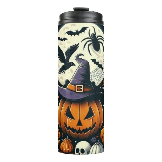Bouteilles Isothermes Jack-O'-Lantern Witch Halloween Thermal Tumbler (Devant)