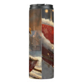 Bouteilles Isothermes Jack Russell Chien Festive de Noël (Dos)