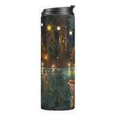 Bouteilles Isothermes Jack Russell Christmas Festive Voyage (Tourné sur la gauche)