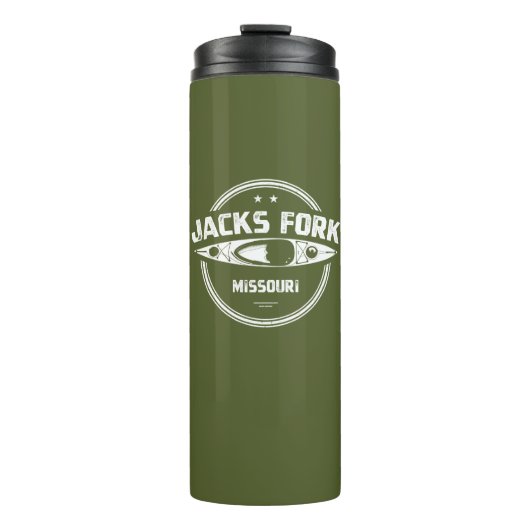 Bouteilles Isothermes Jacks Fork River Missouri Kayak (Devant)