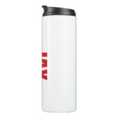 Bouteilles Isothermes Jacksonville State University JAX STATE Bold Red (Tourné sur la droite)
