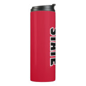 Bouteilles Isothermes Jacksonville State University JAX STATE Bold Text (Tourné sur la gauche)