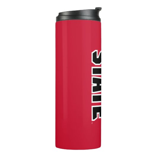 Bouteilles Isothermes Jacksonville State University JAX STATE Bold Text (Tourné sur la gauche)