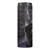 Bouteilles Isothermes Jacquard Casquette de chat noir Encre d'alcool (Dos)