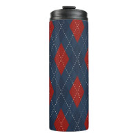 Jacquard Royal Bleu Motif de Noël