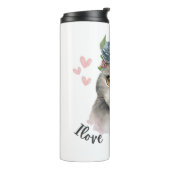 Bouteilles Isothermes J'adore mes chats (Tourné sur la gauche)