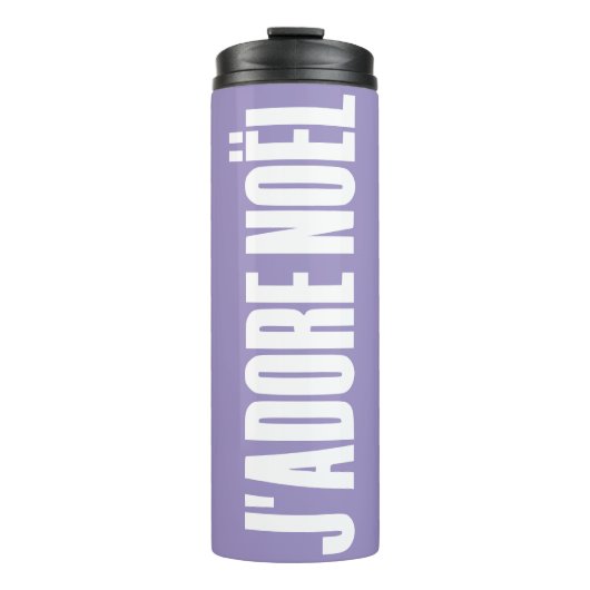Bouteilles Isothermes J'adore Noël ! (Devant)