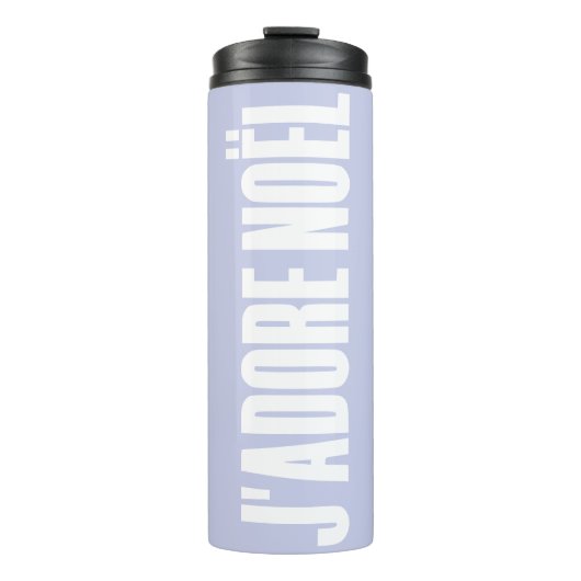 Bouteilles Isothermes J'adore Noël ! (Devant)