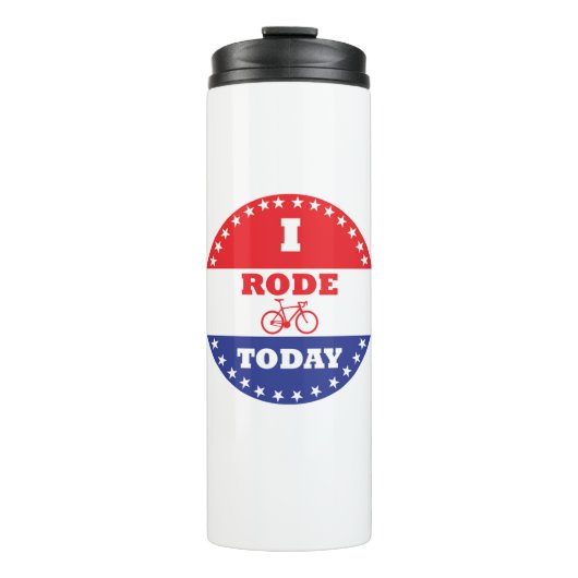 Bouteilles Isothermes J'ai roulé aujourd'hui (Devant)