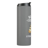 Bouteilles Isothermes J'ai survécu 2 ans à l'anniversaire de l'employé-e (Tourné sur la gauche)