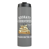 J'ai survécu 2 ans au travail Cadeau d'anniversair