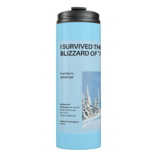 Bouteilles Isothermes J'ai survécu au Blizzard de '78