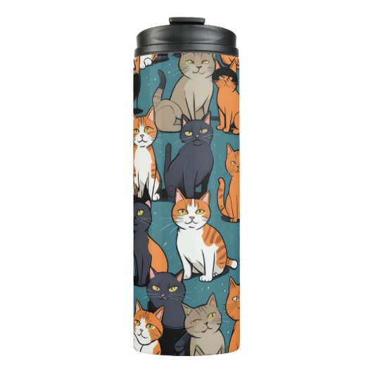 Bouteilles Isothermes J'aime absolument les chats (Devant)