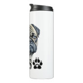 Bouteilles Isothermes J'aime les Carlins | Propriétaires de chiens migno (Tourné sur la droite)