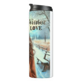 Bouteilles Isothermes J'aime l'hiver (Tourné sur la droite)