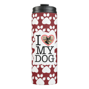 Bouteilles Isothermes J'aime mon chien Personnalisé