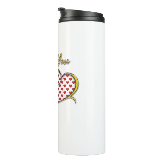 Bouteilles Isothermes J'aime Vous Conception (Tourné sur la droite)