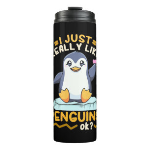 Bouteilles Isothermes J'Aime Vraiment Les Pingouins
